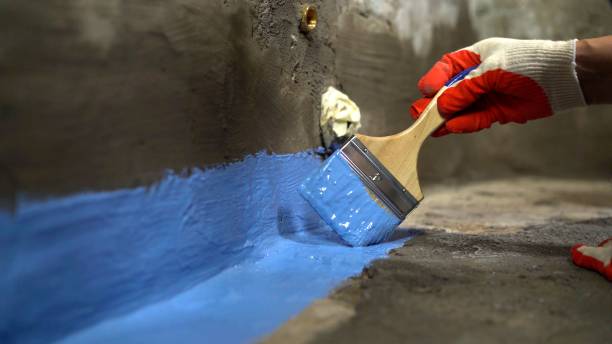 Commercial Foundation Crack Repair project at a Narberth, PA business property by SJ Waterproofing Pros